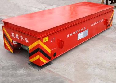 Rail Mounted Oil Hydraulic Scissor Lift Trolley With Operation Platform