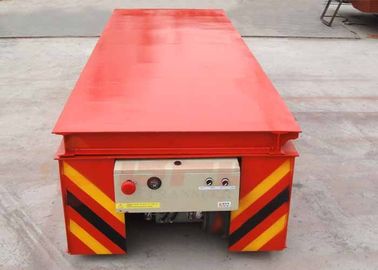 Rail Mounted Oil Hydraulic Scissor Lift Trolley With Operation Platform