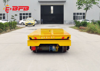 Rail Mounted Oil Hydraulic Scissor Lift Trolley With Operation Platform