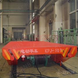 Shipyard 10T Motorized Transfer Trolley With Cable Reel 4000 * 2200 * 600mm Size