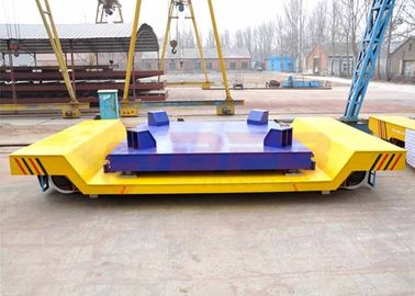 Molten Steel Material Transfer Trolley , Battery Powered Cart Ladle Powered Transport Car With LED Screen