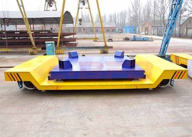 Molten Steel Material Transfer Trolley , Battery Powered Cart Ladle Powered Transport Car With LED Screen