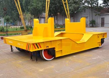 50T Hydraulic Lifting Rail Transfer Car , Cross Transfer Car Rail Transfer Cart For Aluminum Foil Coil