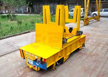 Anti - High Temperature Motorised Rail Trolley , Hot Metal Die Transfer Cart