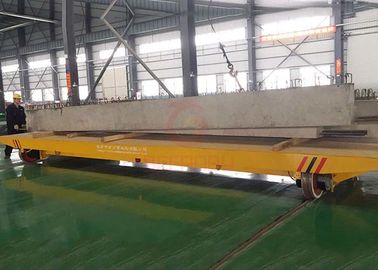 Metallurgy industry apply steel sheet handling low voltage rail electric flat car