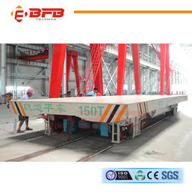 150T Rail Transfer Cart With Large Table Low Voltage Customized Color / Size