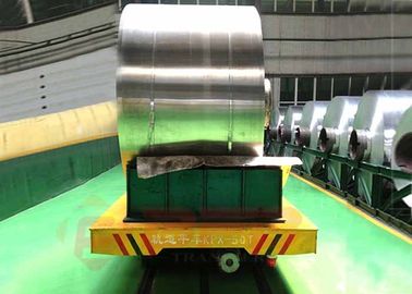 Large Table Coil Transfer Cart Electric Steel For Precise Pipe Industry
