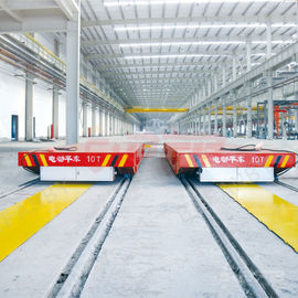 Light Industry Busbar Powered Transfer Cart Indoors Customized Color / Size