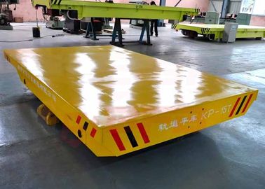 10T Non - Power Industrial Transfer Car , Wooden Box Material Moving Carts