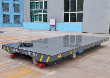 Busbar Powered Motorised Trolleys Carts , No Pollution Rail Transfer Car