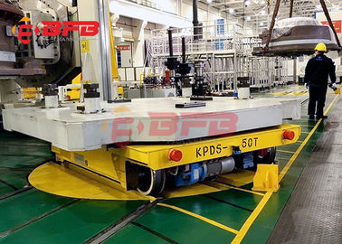 360 Degree Free Turning Industry Cross Rail Applying Turntable Transfer Cart Move On Rails