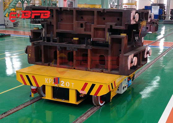 1-500 Ton Heavy Machinery Rail Transfer Cart With Audible Warning Device