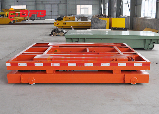 8 Ton Load Transfer Cart With Scissor Lift Mounted On Rails