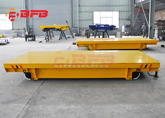 SGS Q235 Material Handling 1000T Motorized Rail Cart