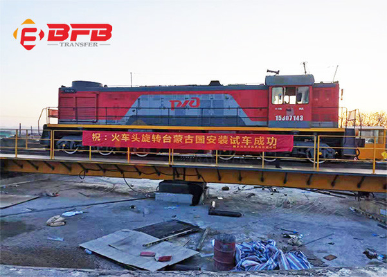 Custom Electric Industrial Transfer Car Free Rotating Railroad Train Turntable Design