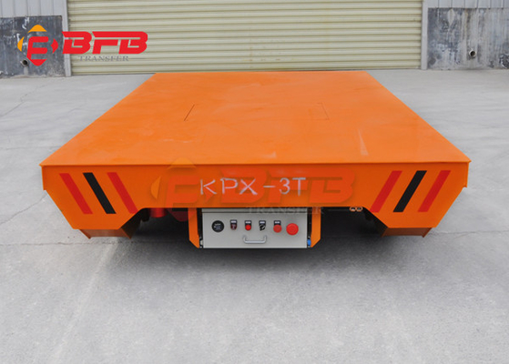 20m/Min Q235 Mould Flatbed Trailer Rail Transfer Cart