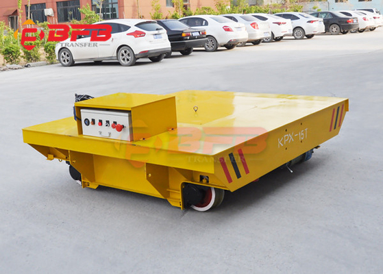 DC Motor Driven Rail Battery Transfer Cart Heavy Loading Transport 5T