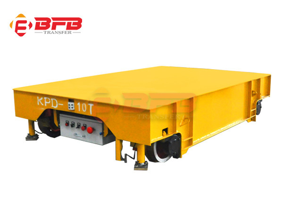 20m/Min 6 Ton Flat Table Self Propel Rail Transfer Cart