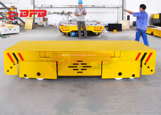 Rail Wheels Battery Transfer Cart For Precast Concrete Workshop 120T
