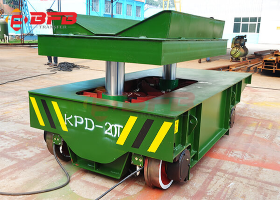 Q235 V Frame Railway 20mt Coil Transfer Cart Remote Control