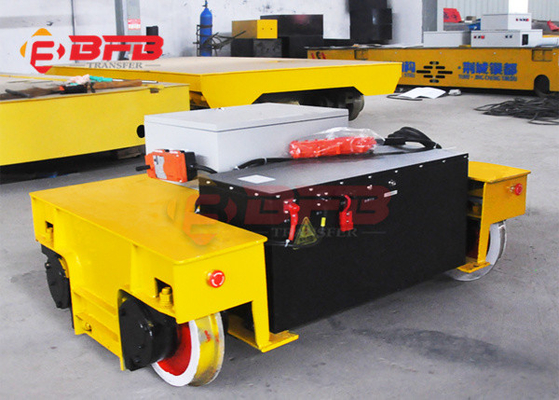 Customized Gearmotor Rail Transfer Trolley Battery Powered 10 Tons