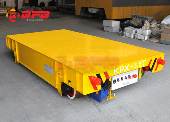 20m/Min Q235 Mould Flatbed Trailer Rail Transfer Cart