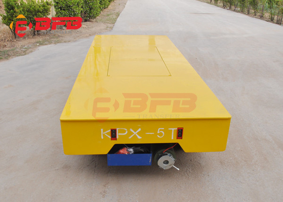 25T Steel Platform Rail Battery Operated Cart Remote Control