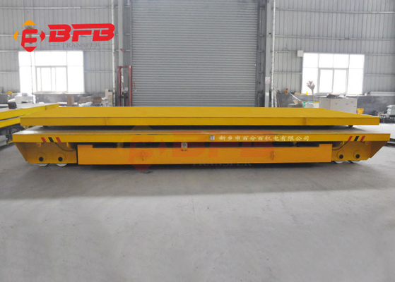50T Industrial Rail Trolley System For Aluminium Profile Bundles Transfer