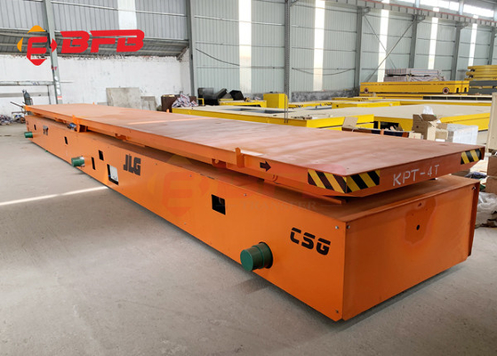 8T Battery Power Rail Transfer Car With Scissor Lifting Device