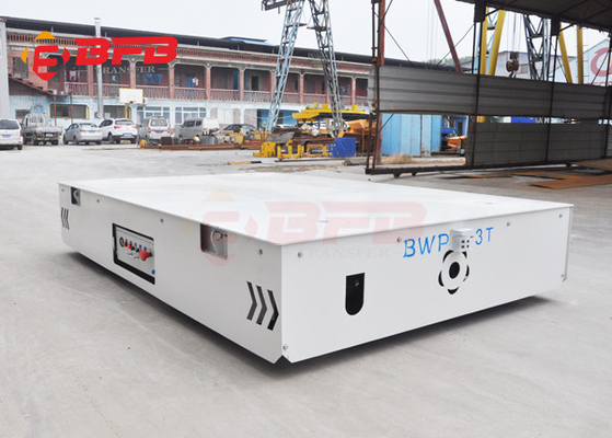 30T Steerable Heavy Duty Mold Transfer Cart On Cement Floor