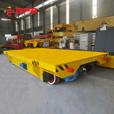 25 Ton Steel Plate Electric Track Rail Transfer Cart 20m/Min Running