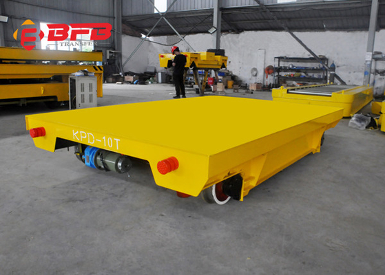 Q235 25t Electric Driven Rail Transfer Cart With Lifting