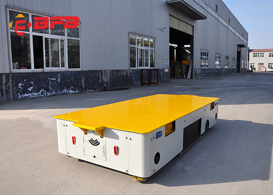 Rechargeable Electric Platform Trackless Transfer Cart For Workshop