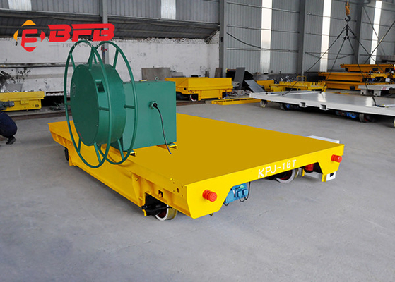 Cable Reels Motorized Transfer Trolley 500T Load For Plant Handling