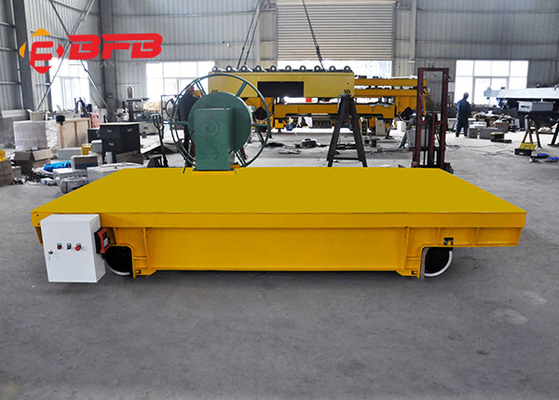 Cable Reels Motorized Transfer Trolley 500T Load For Plant Handling