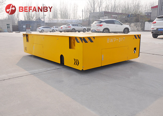 Production Line Heavy Duty Trackless Transfer Cart On Cement Floor