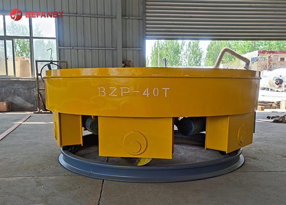 Workshop 300ton Turntable Transfer Car For Industrial Field