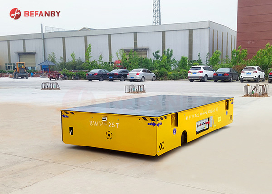 Q235 Used Trackless Transfer Cart For Warehouse  30 Tons